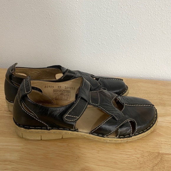 Josef Seibel Amanda 09 Fisherman Flats SN 66909 Bark Size EU 37/US 6-6.5 - Picture 1 of 6